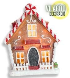  Mézeskalács házikó cukorkás világítós-zenélős