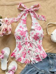 Shein Fehér Kötött Felső Minta (XL) (606927)