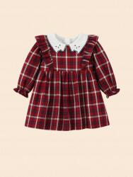 Shein Piros Kockás Ruha (9-12M) (605665)