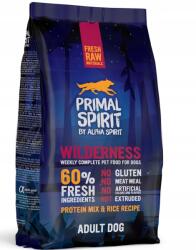 PRIMAL Spirit Száraz Kutyaeledel kutyáknak Primal Spirit Wilderness 1kg 60% gluténmentes hús