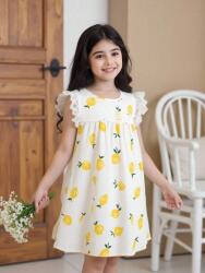 Shein Fehér Ruha Citrom Mintás (4L) (606918)