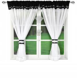 Xzhome Glamour Függöny Cirkóniákkal Áttört Függők Elegáns 400x160 (L479)