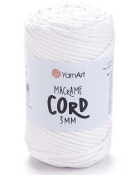 YARNART Macrame Cord 3 mm - Fehér