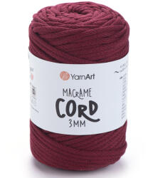 YARNART Macrame Cord 3 mm - Bordó