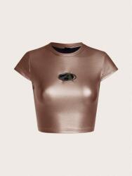 Shein Metál Rövid Ujjú Felső (s) (582081)