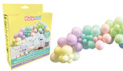 Balonevi DIY girland, Macaron színek (LUFI312218)