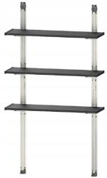 Keter Tárolószekrény fém Keter 97 x 97 x 30 cm max 90 kg polconként (259039)