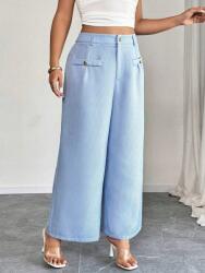 Shein Világoskék Texturált Nadrág (1XL) (606552)