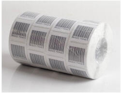  Etikett címke áruvédelmi (RF címke) álvonalkóddal 40x40mm, tekercses 1000 címke/tekercs (00388) - iroszer24