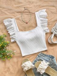 Shein Fehér Hímzett Felső (xs) (606780)