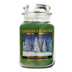 Cheerful Candle Cheerful Candle® Snowcapped Pine nagy üveggyertya 680 g