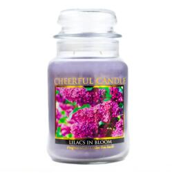 Cheerful Candle Cheerful Candle® Lilacs in Bloom nagy üveggyertya 680 g