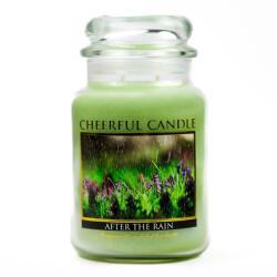Cheerful Candle Cheerful Candle® After the Rain nagy üveggyertya 680 g
