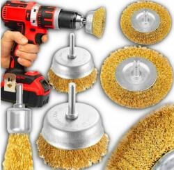 Coofix Drótkefe Csavarbehajtó Fúrógép Fém Drótkefe Készlet (SZCZOTKI DRUCIANE NA WKRĘTARKĘ)