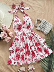 Shein Trapéz Ruha Megkötős Mintával (M) (607041)