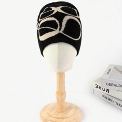 Shein Fekete Nyomott Mintás Sapka (605568)