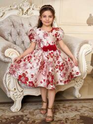 Shein Jacquard Virágos Ruha (6L) (606164)