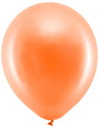  Rainbow Balloons 23cm metál, narancssárga (1 db / 100 db. ) (RB23M-005)