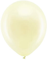  Rainbow Balloons 23cm metál, krémszínű (1 db / 100 db. ) (RB23M-079)