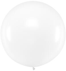  Kerek léggömb 1m, pasztell tiszta (OLBO-038)