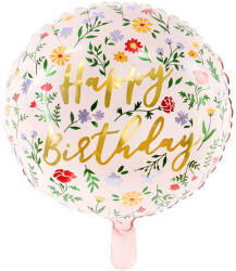  Foil balloon Happy Birthday, 45cm, light pink (FB48)