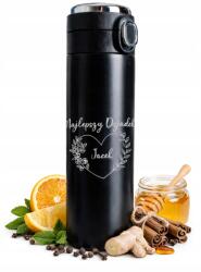 AzaliaDesign Thermo bögre gravírozással logó kijelzővel szöveg Ajándék nagypapának (termos z grawerem)