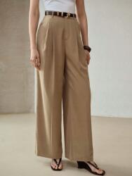  Motf Bézs Egyenes Pántos Nadrág (M) (608557)