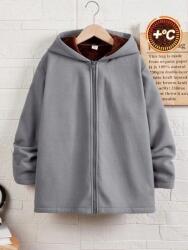 Shein Szürke Bélelt Kapucnis Kabát (8L) (605750)