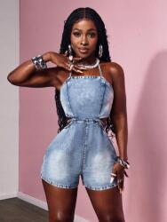 Shein Farmer Kötött Overál (XL) (607203)