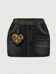 Romwe Farmer Rövidnadrág Szoknya 2 Az 1-BEN(1XL) (605482)