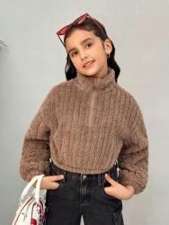 Shein Barna Plüss Pulóver (12L) (606118)