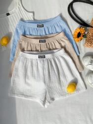 Shein Színes Muszlin Rövidnadrág 3PACK (xs)