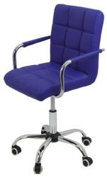XACT Scaun birou copii OFF 328, piele ecologica, ergonomic, cu brate, inatime ajustabila, 70 kg, albastru (00000833-10232)