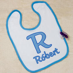 NagyAjándék Neves bébi előke - kék