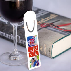 NagyAjándék LOVE fényképes könyvjelző