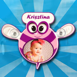 NagyAjándék Baby on board tábla - rózsaszín