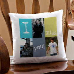 NagyAjándék Hiányzol' fényképes kispárna