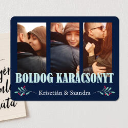 NagyAjándék Karácsonyi hűtőmágnes 3 képpel