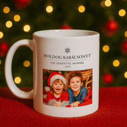 Nagyajándék Fényképes karácsonyi bögre - nagyajandek - 1 890 Ft