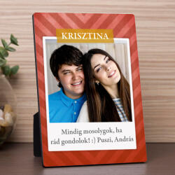 NagyAjándék Fényképes piros fotópanel