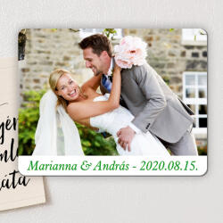 NagyAjándék Fényképes hűtőmágnes felirattal