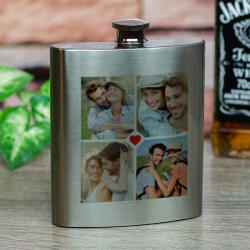 NagyAjándék Fényképes flaska 4 képpel