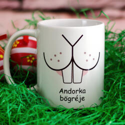 NagyAjándék Egyedi nyuszis bögre