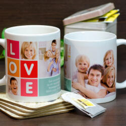 NagyAjándék LOVE fényképes bögre