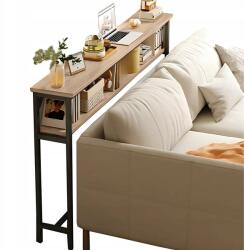  Konzol Loft Asztal A Kanapé Mögött Polc Nappali Polc Sonoma Tölgy 100x20x102 (KONSOLA4)