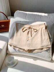 Shein Bézs Rövidnadrág Szoknya 2 Az 1-BEN(S) (607062)