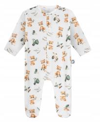 Bonjour Cherie Cipzáras overál organikus pamut 68 cm Retro fox Bonjour Cherie