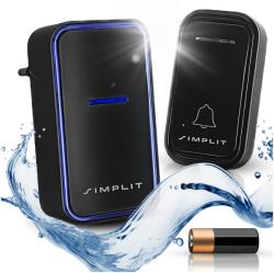 Simplit Vezeték Nélküli Kapucsengő Vízálló IP44 A6 Nagy Hatótávolság 280M (A6)