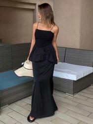 Dazy Fekete Szoknya Blúz Szett (M) (605543)