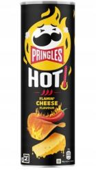Pringles Hot Flamin' Cheese Chips - Sajtos Chili Ízű Csipsz, Pikáns, 160g (5053990175888)